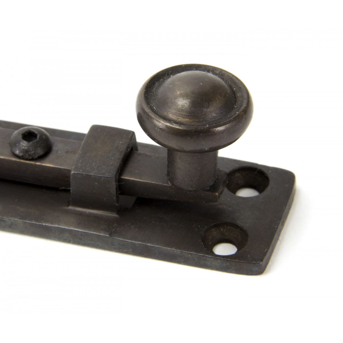 4" Universal Straight Bolt Aged Bronze 