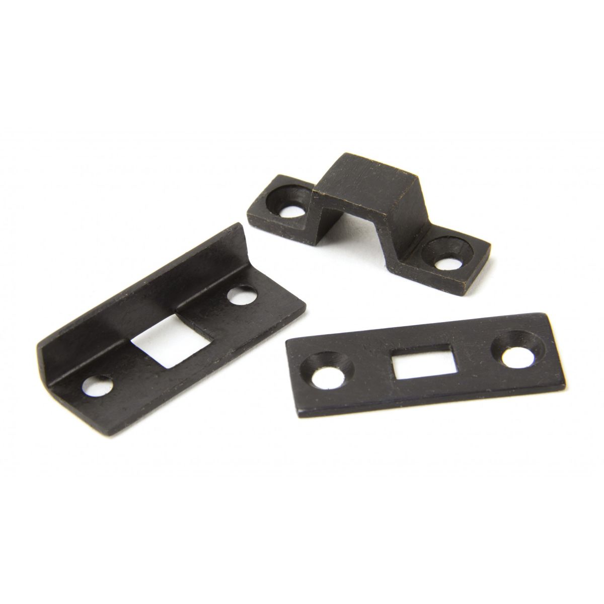 4" Universal Straight Bolt 3 Keep Designs Aged Bronze 