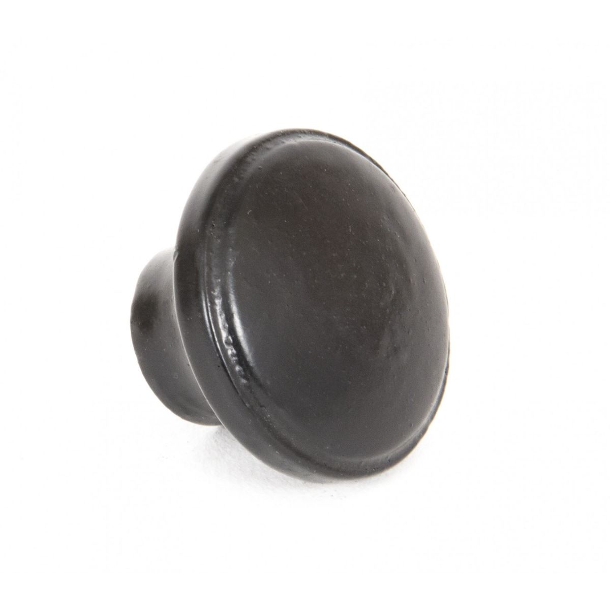 Angled View of Steel Powder Coated Cabinet Knob - 32mm Angled View of Steel Powder Coated Cabinet Knob - 32mm