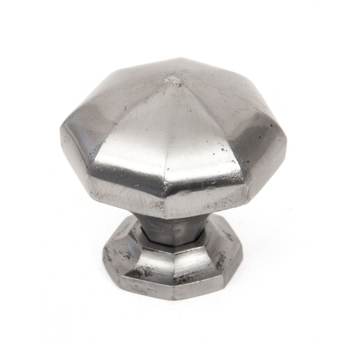 Cast Iron Octagonal Cabinet Knob - 39mm