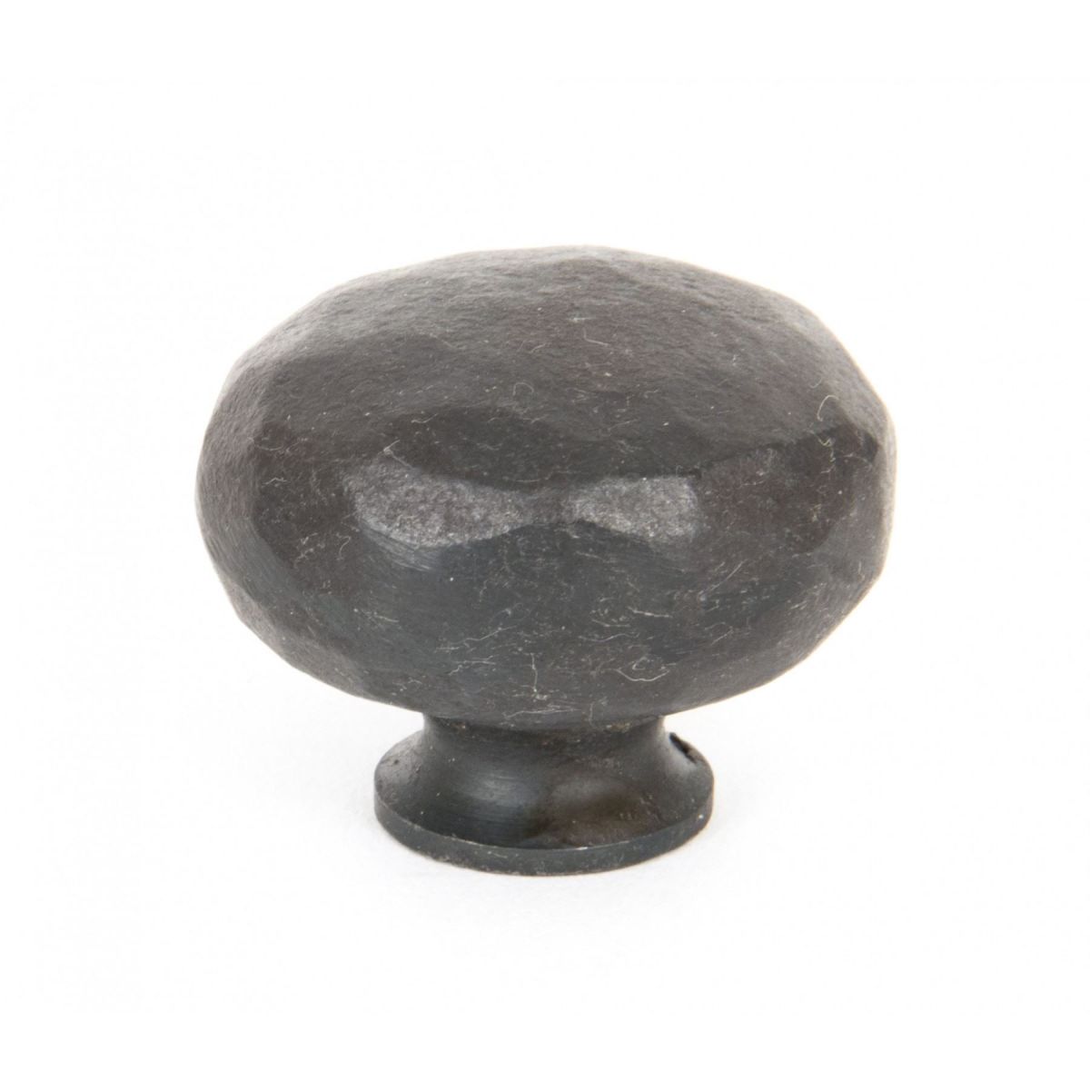 Hammered Steel Cabinet Knob - 33mm