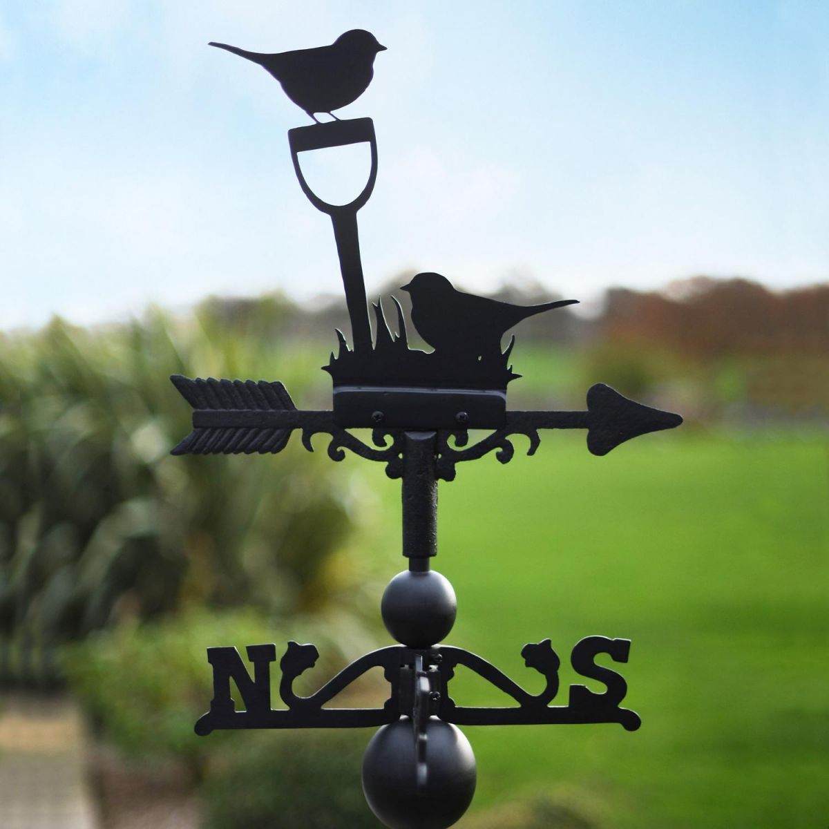 Robin Weathervane in Black 