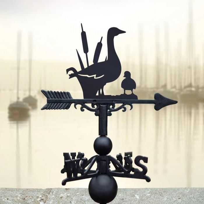 Weathervane with Mother Duck  Weathervane with Mother Duck