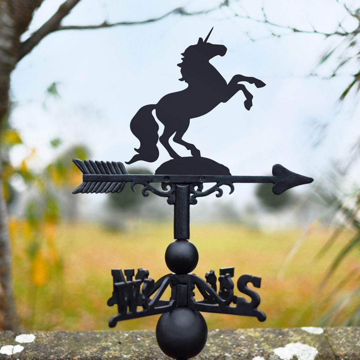 Unicorn Motif on Weathervane Unicorn Motif on Weathervane