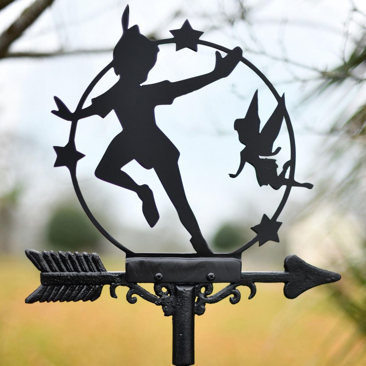 Weathervane with Flying Boy & Fairy Motif  Weathervane with Flying Boy & Fairy Motif