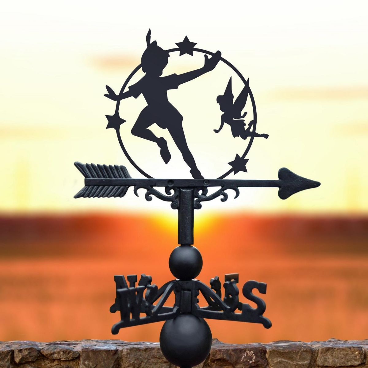 Flying Boy & Fairy Weathervane  Flying Boy & Fairy Weathervane