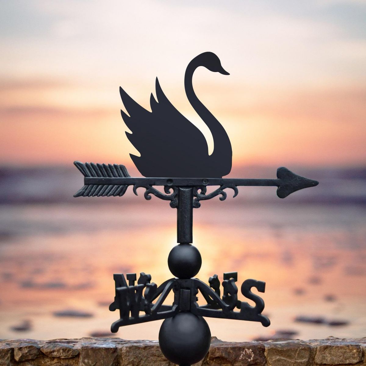 Swan Weathervane in Full 