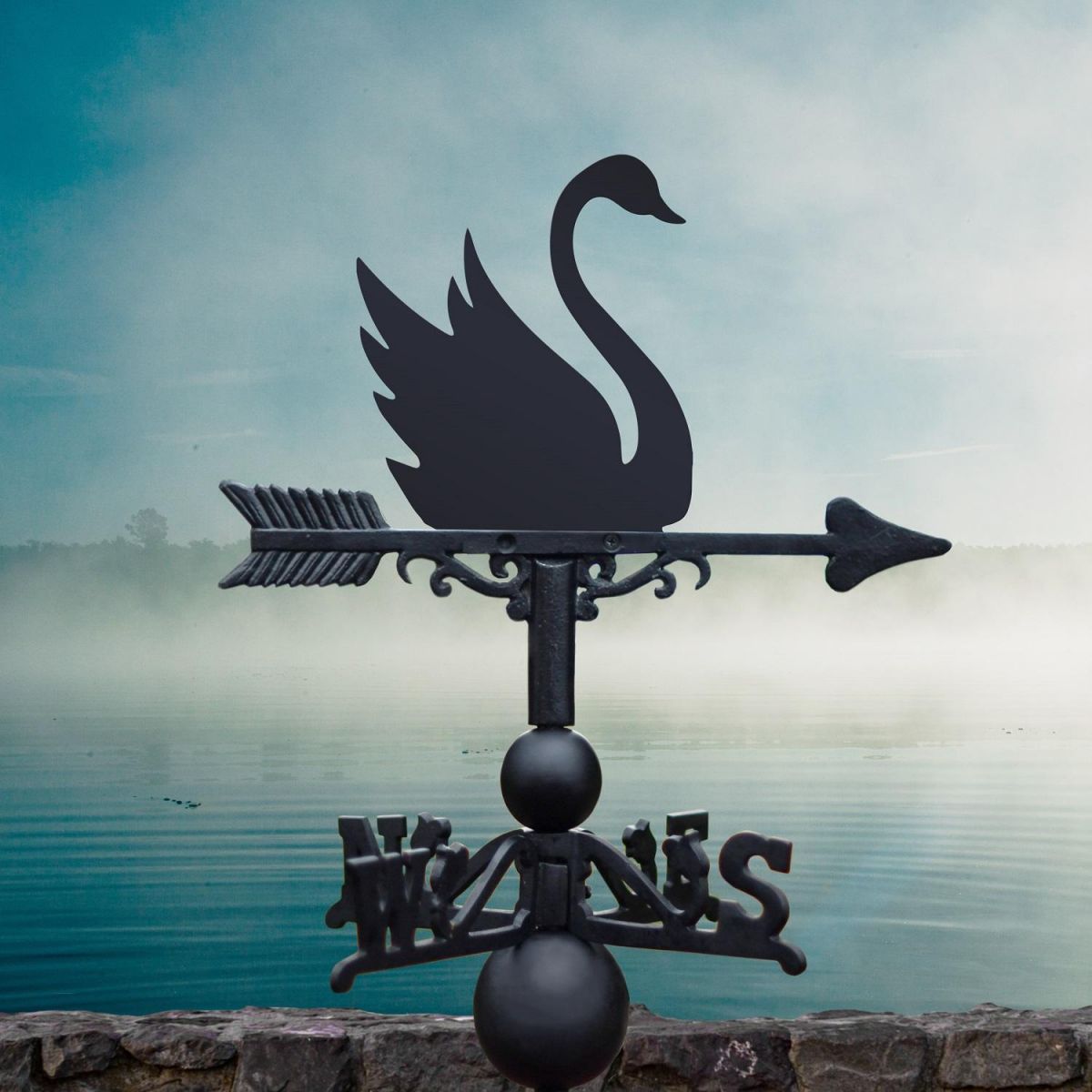 Swan Weathervane Topper 