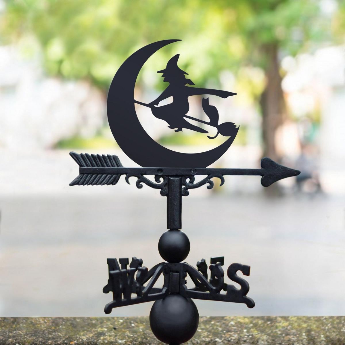 Witch Weathervane in Situ 