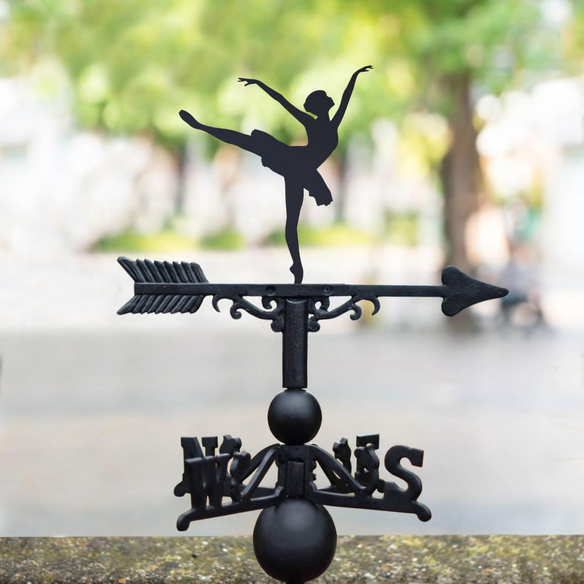 Weathervane with Ballerina Motif