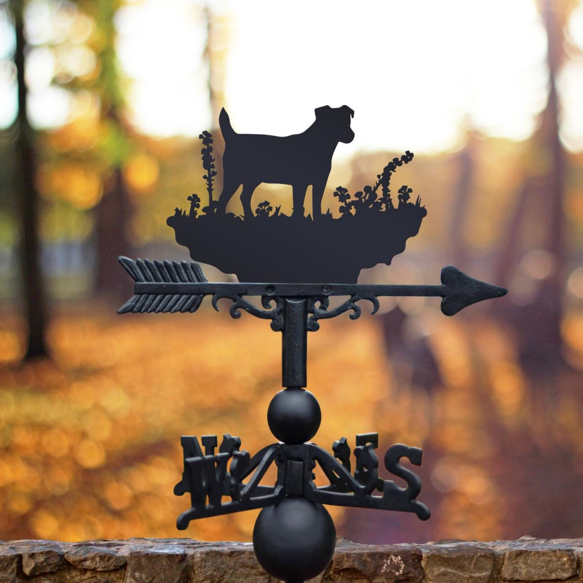 Weathervane with Jack Russel Topper