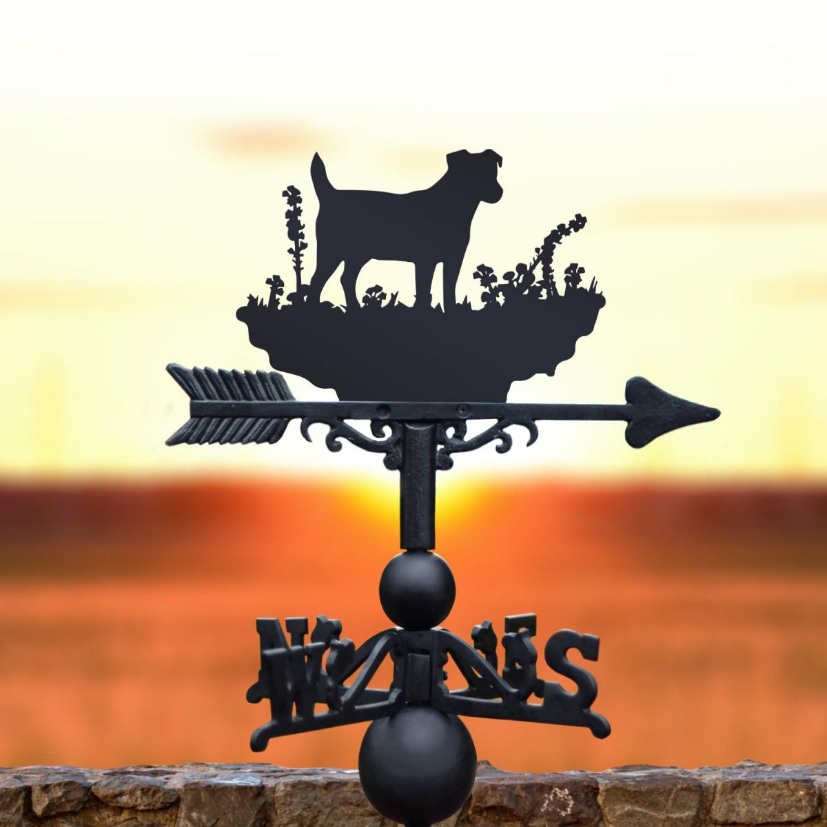 Jack Russel Weathervane in Situ