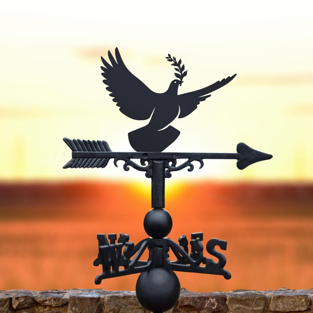 Weathervane with "Dove of Peace" Topper