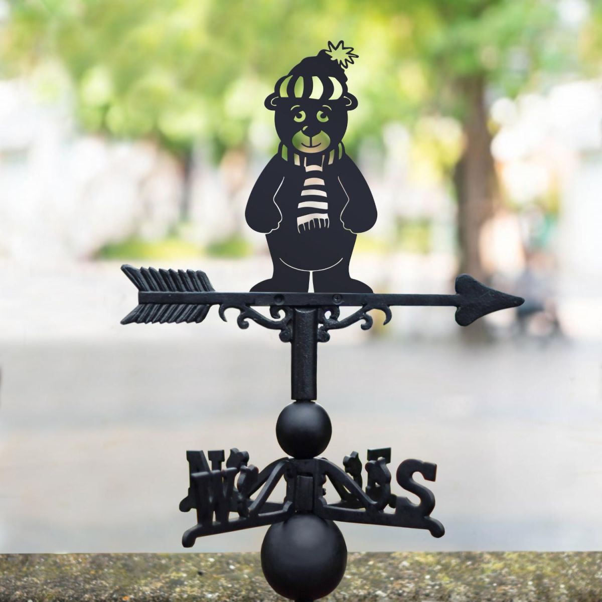 Weathervane with Teddy Bear Topper