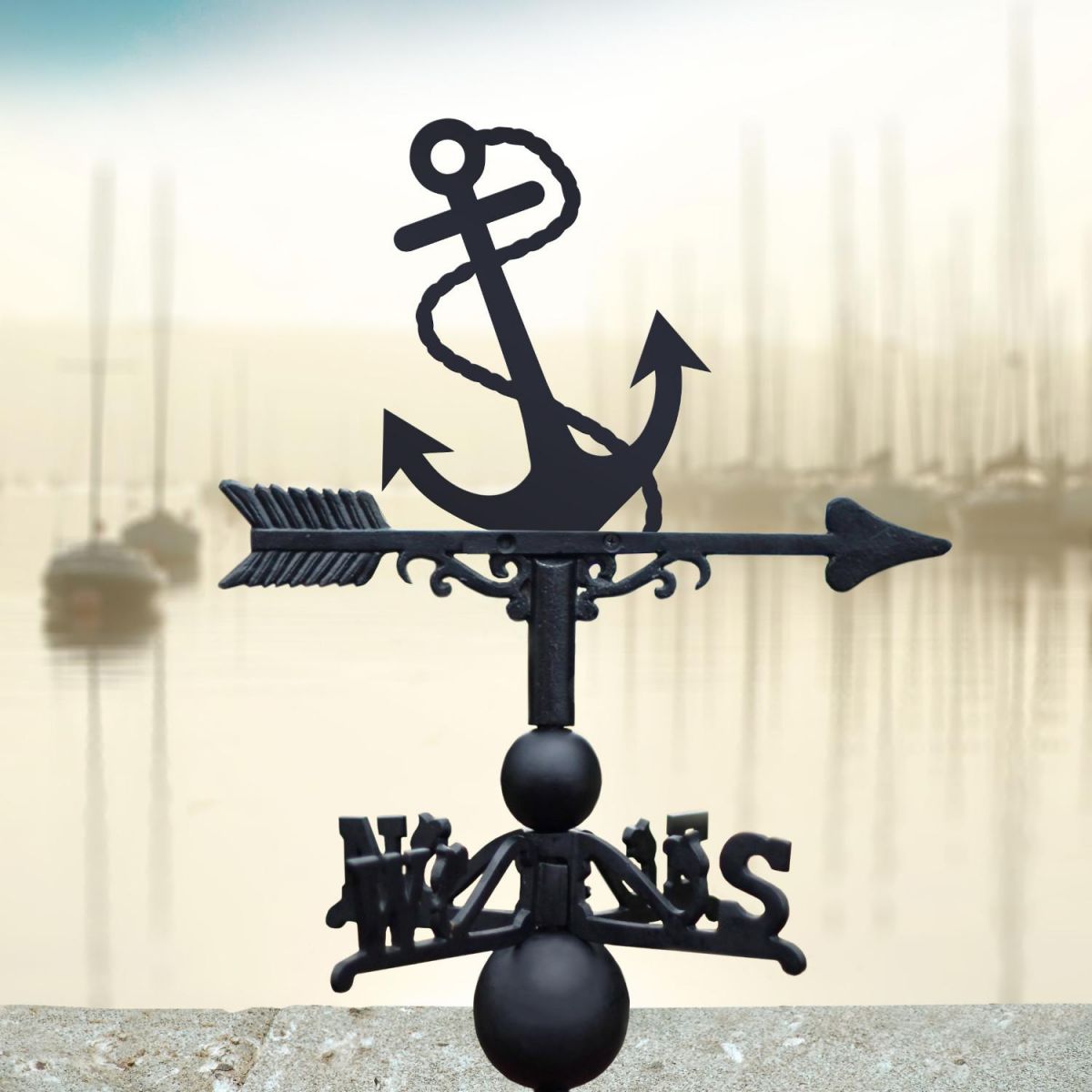 Anchor Weathervane in Situ