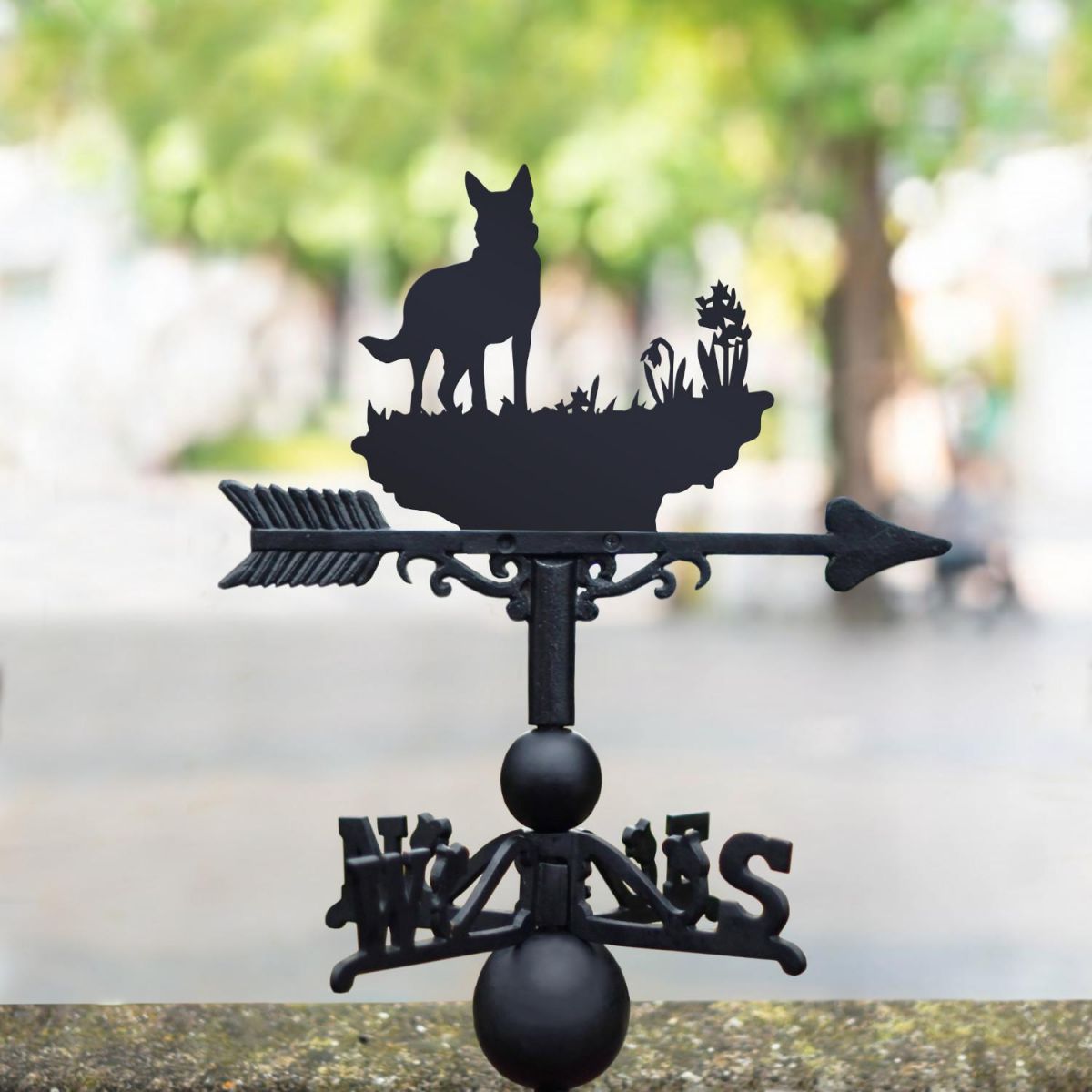 Weathervane with German Shephard Topper