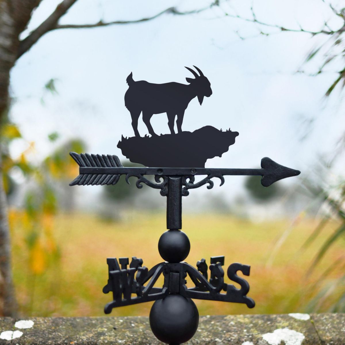 Weathervane with Mountain Goat Topper