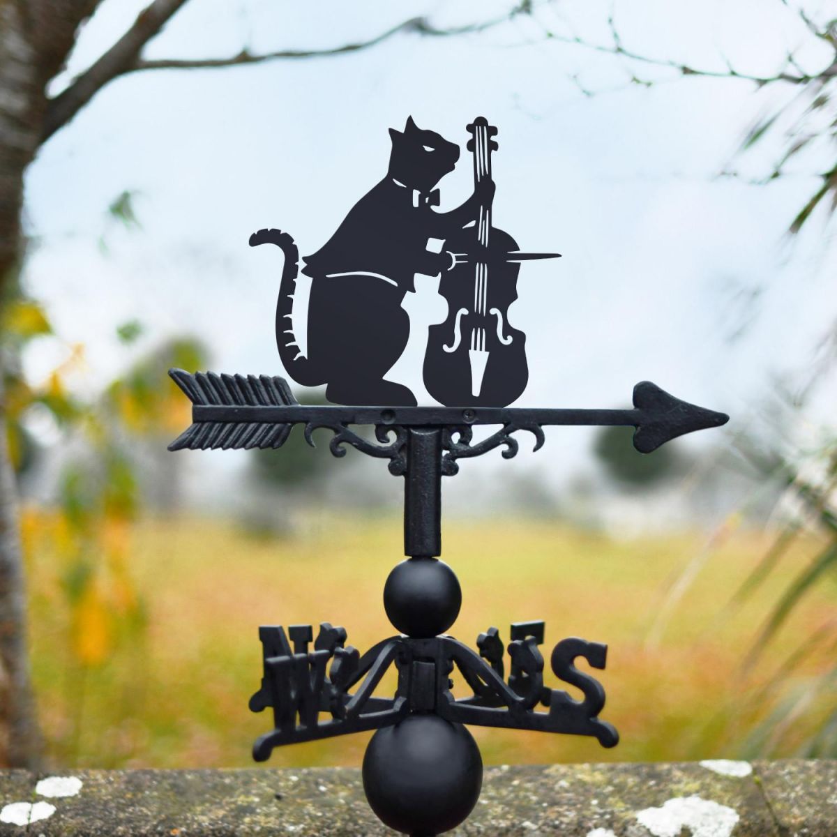 Weathervane with Cat & Fiddle Topper
