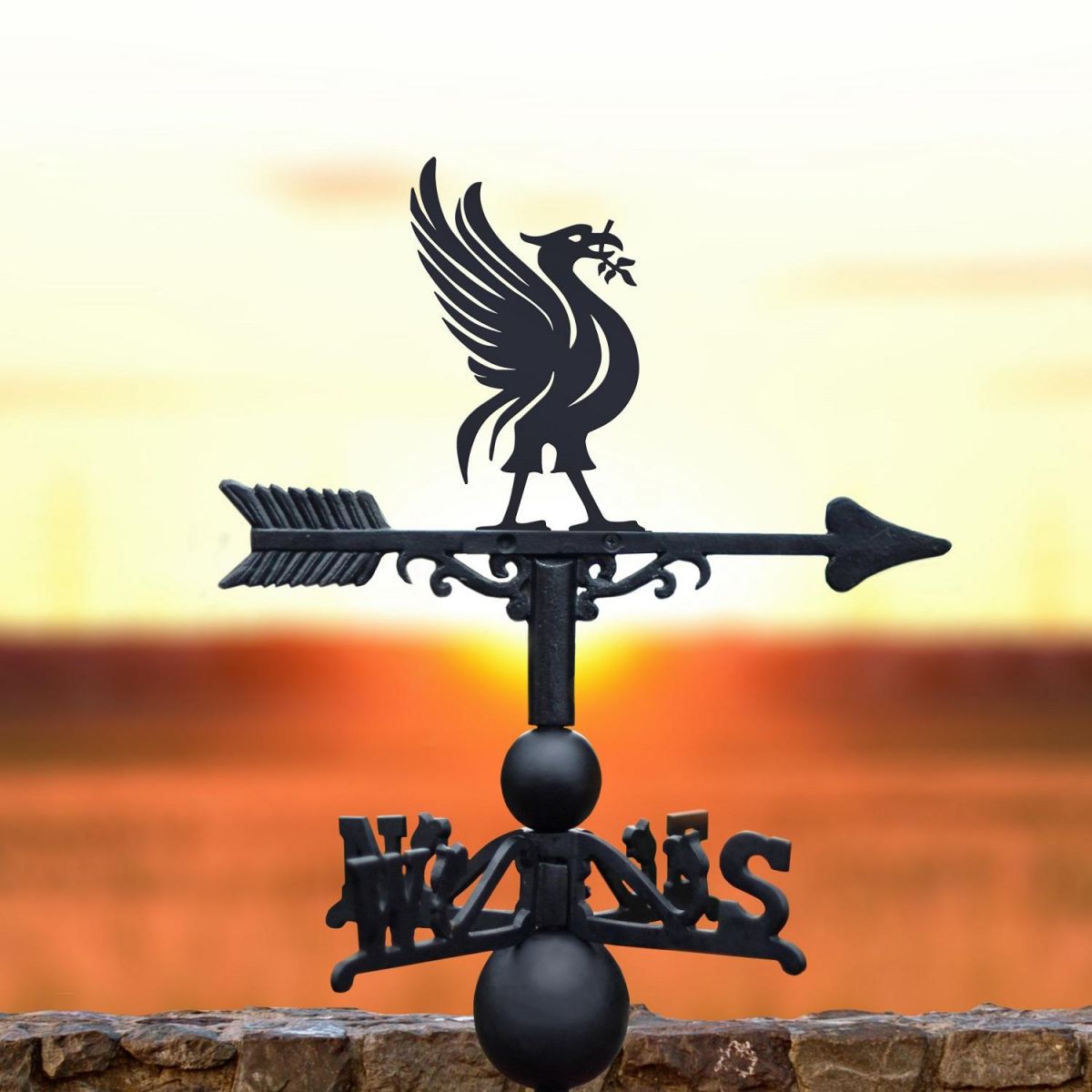 Weathervane with Liver Bird Design
