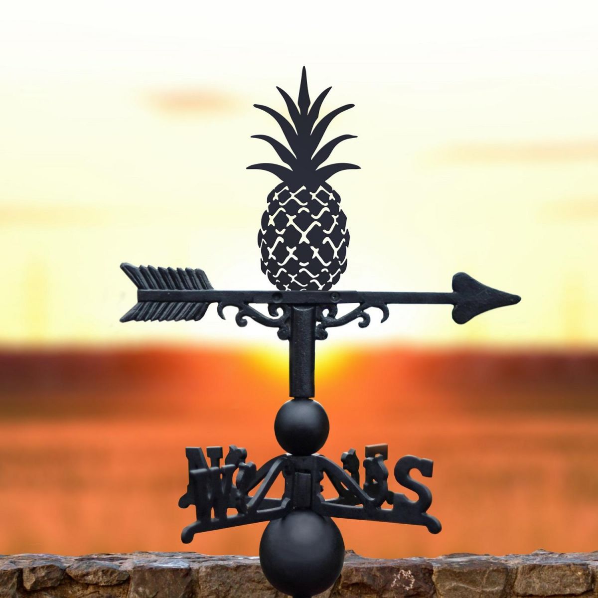 Weathervane with Pineapple Design