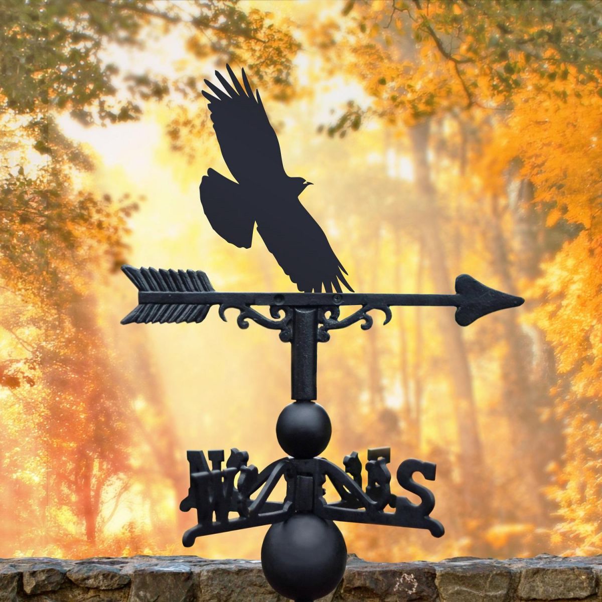 Weathervane with Cornish Chough Weathervane with Cornish Chough