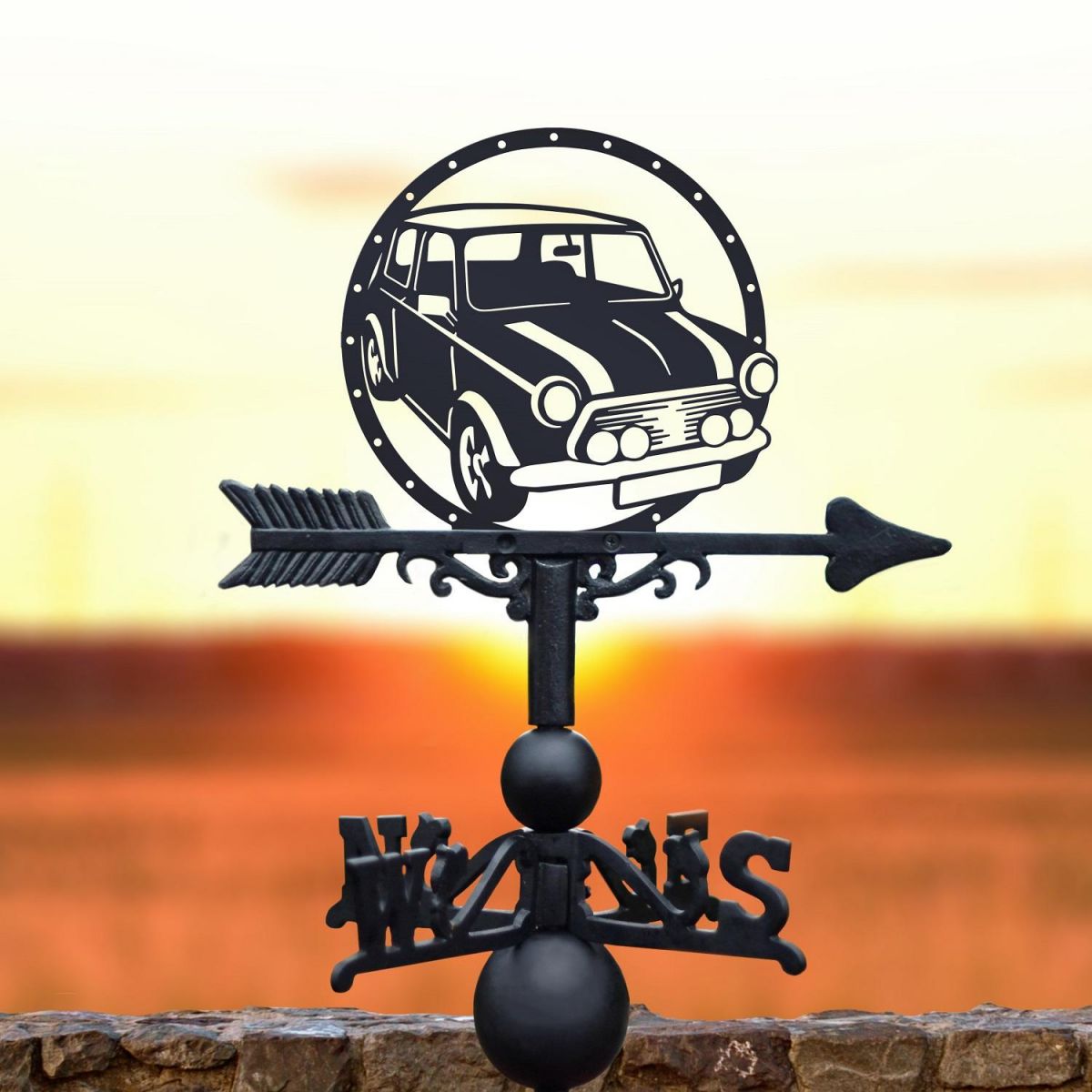 Mini Cooper Weathervane Design 