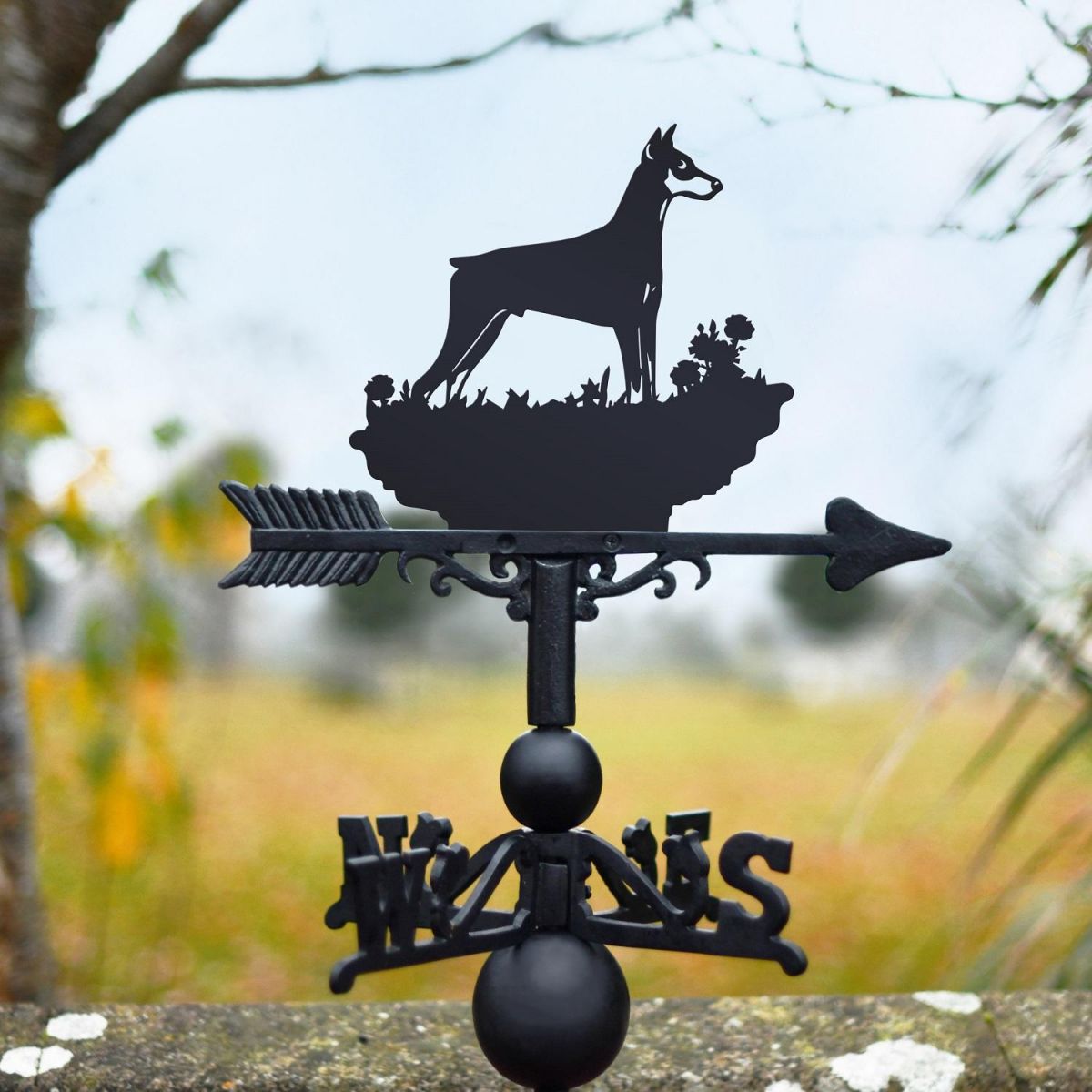 Dobermann Weathervane  Dobermann Weathervane
