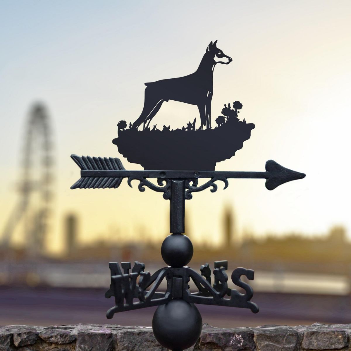Dobermann Weathervane  Dobermann Weathervane