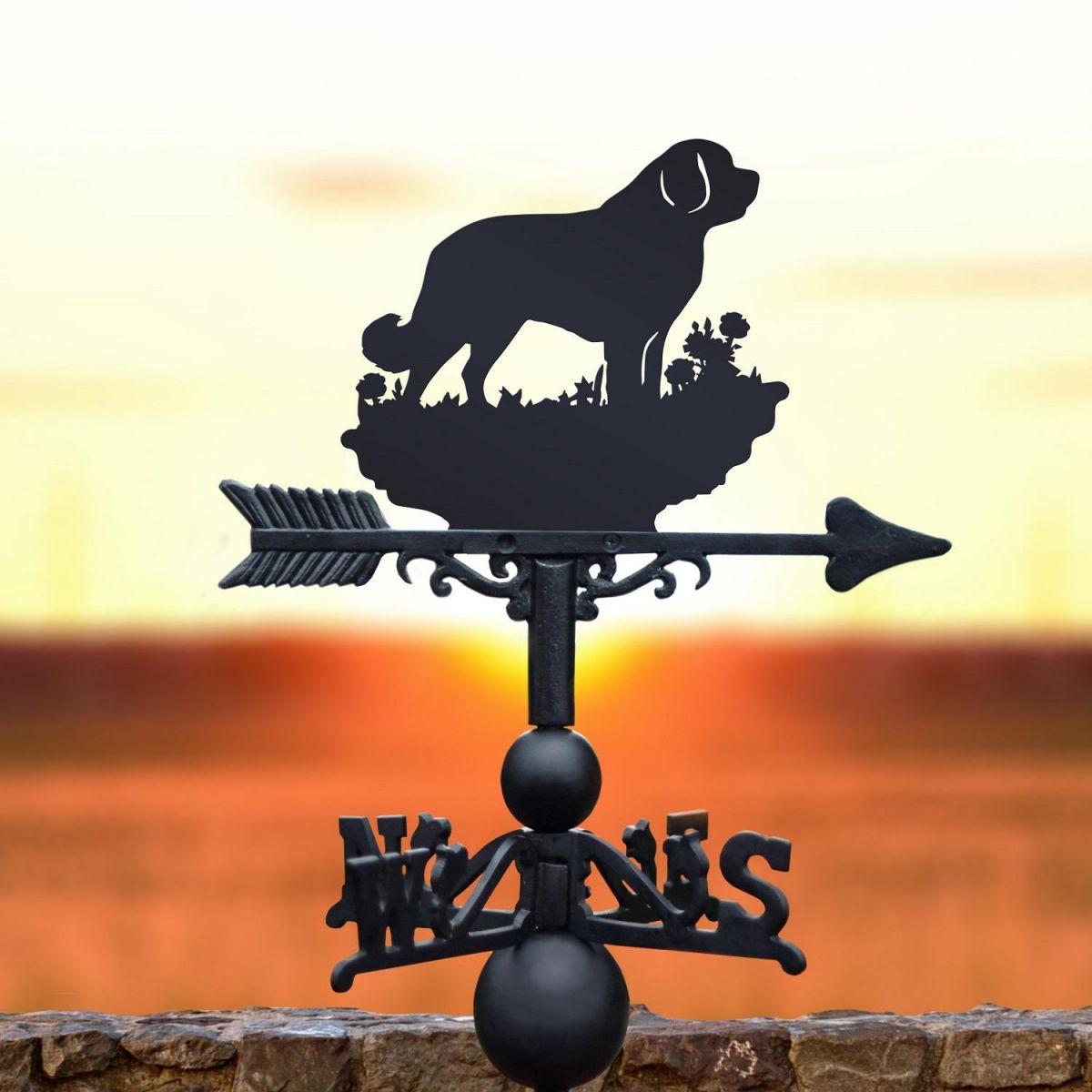 Saint Bernard Weathervane 