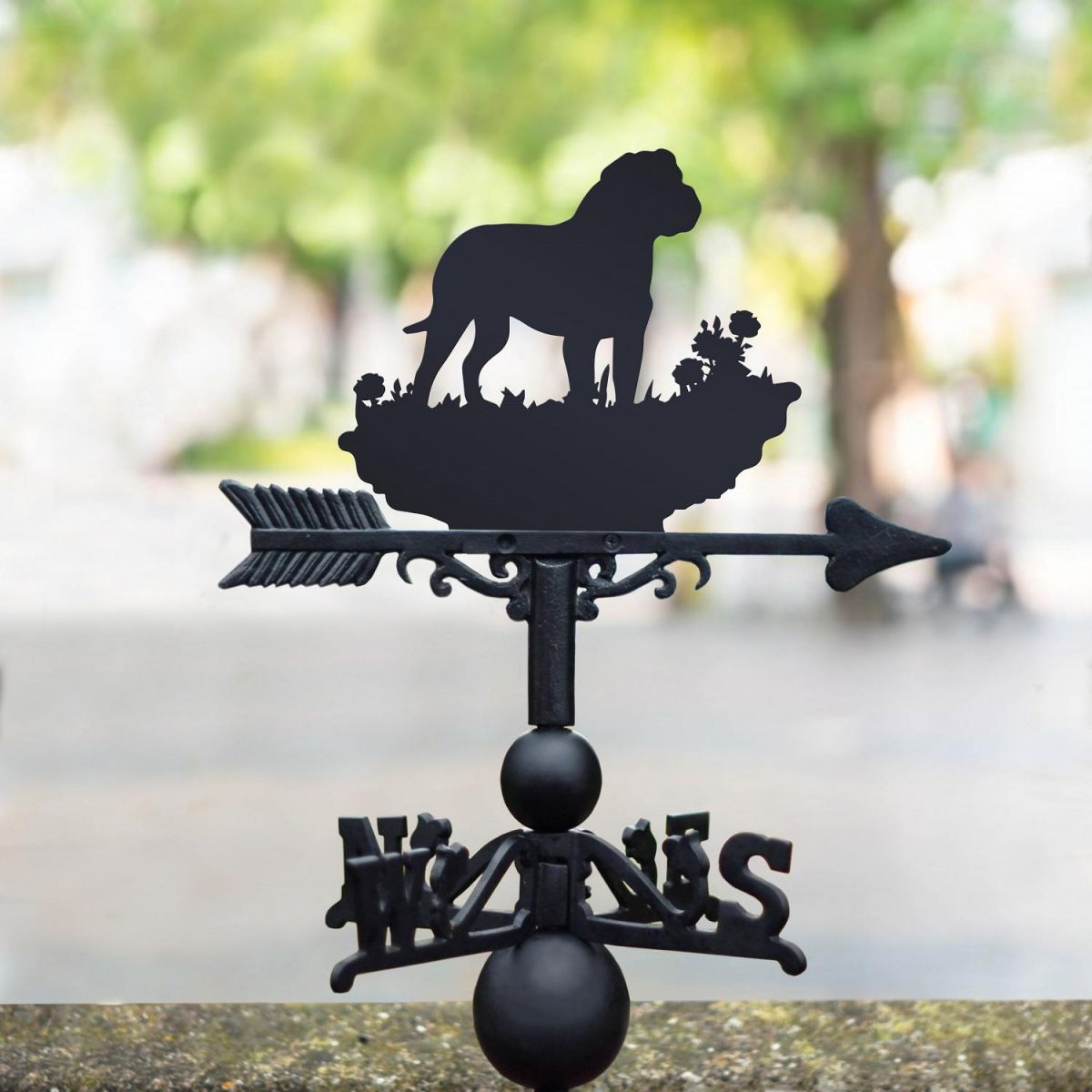 Rottweiler Weathervane in Full 