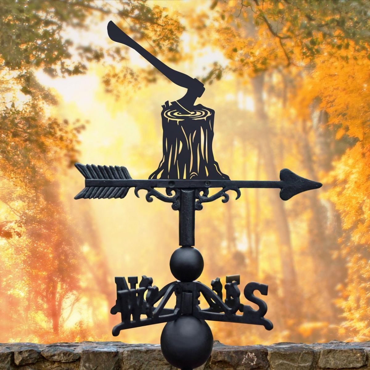 Woodcutter Weathervane 