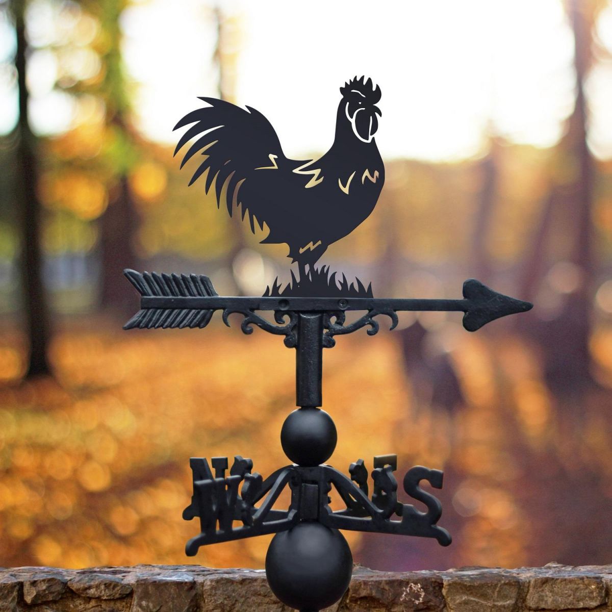 Weathervane with Deluxe Rooster Design 