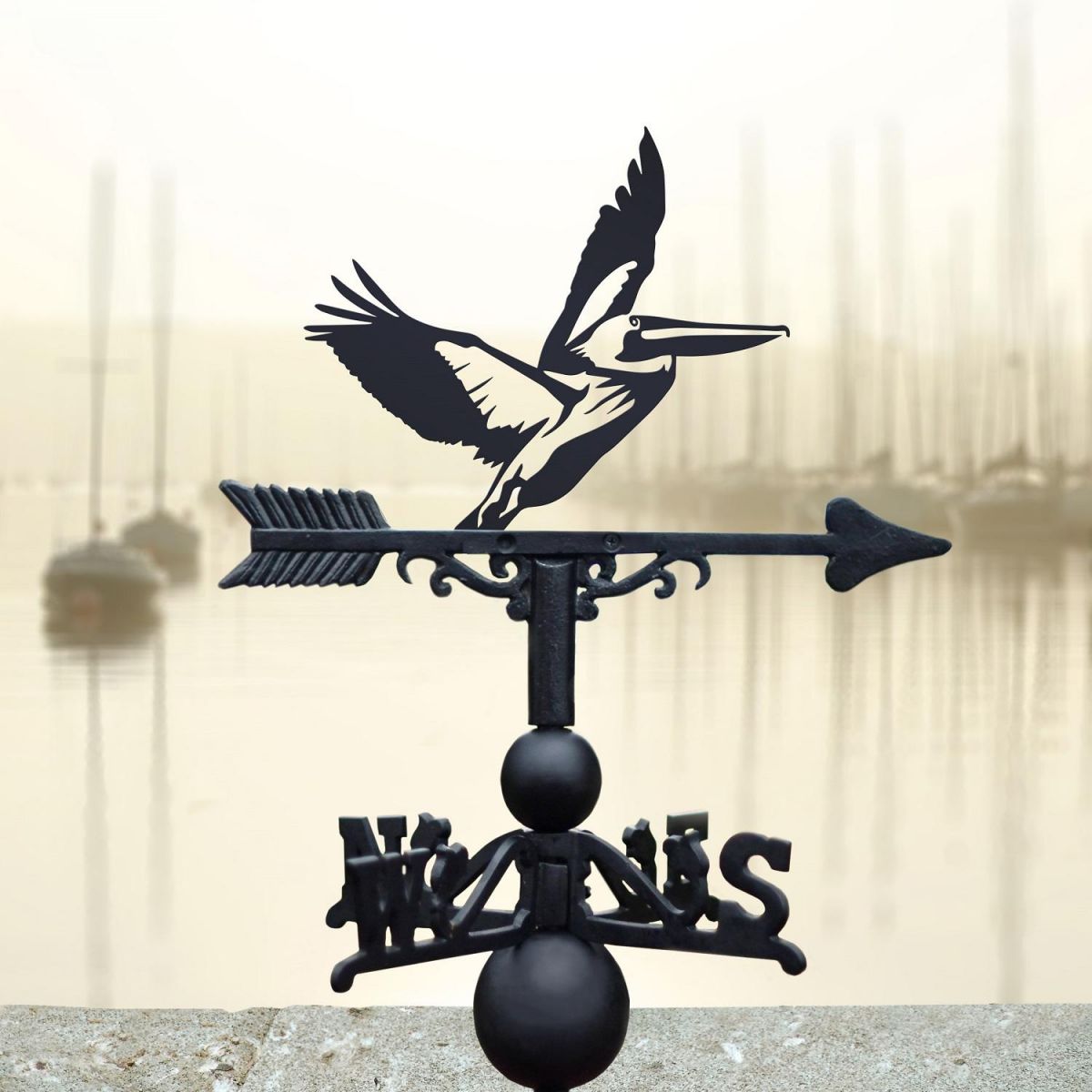 Weathervane with Pelican Design 