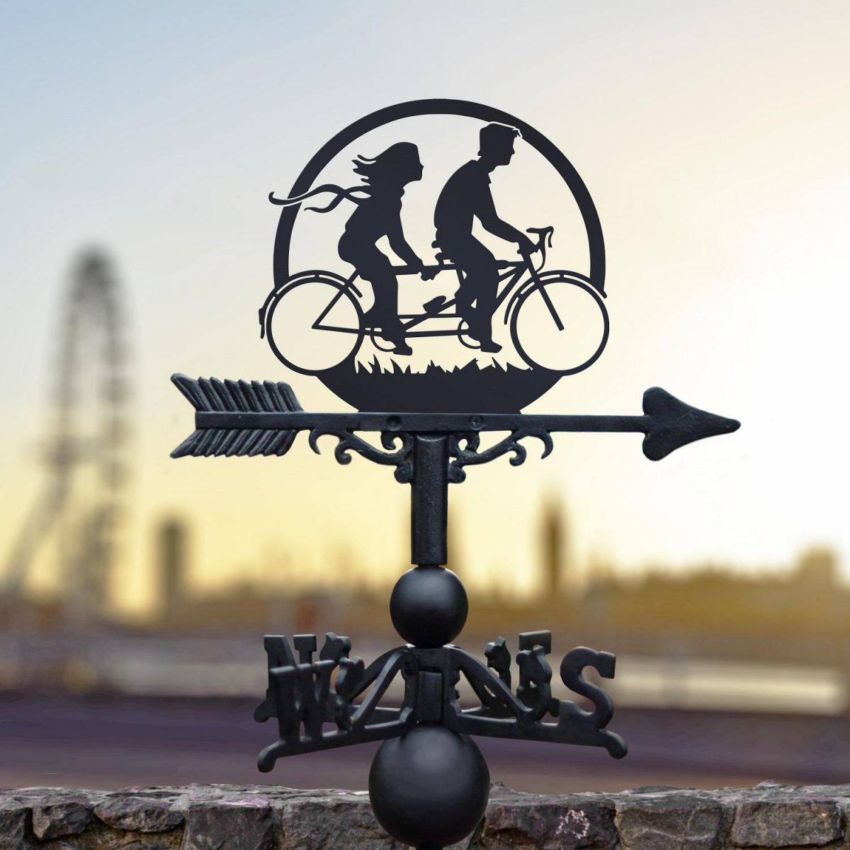 Tandem Bike Weathervane 