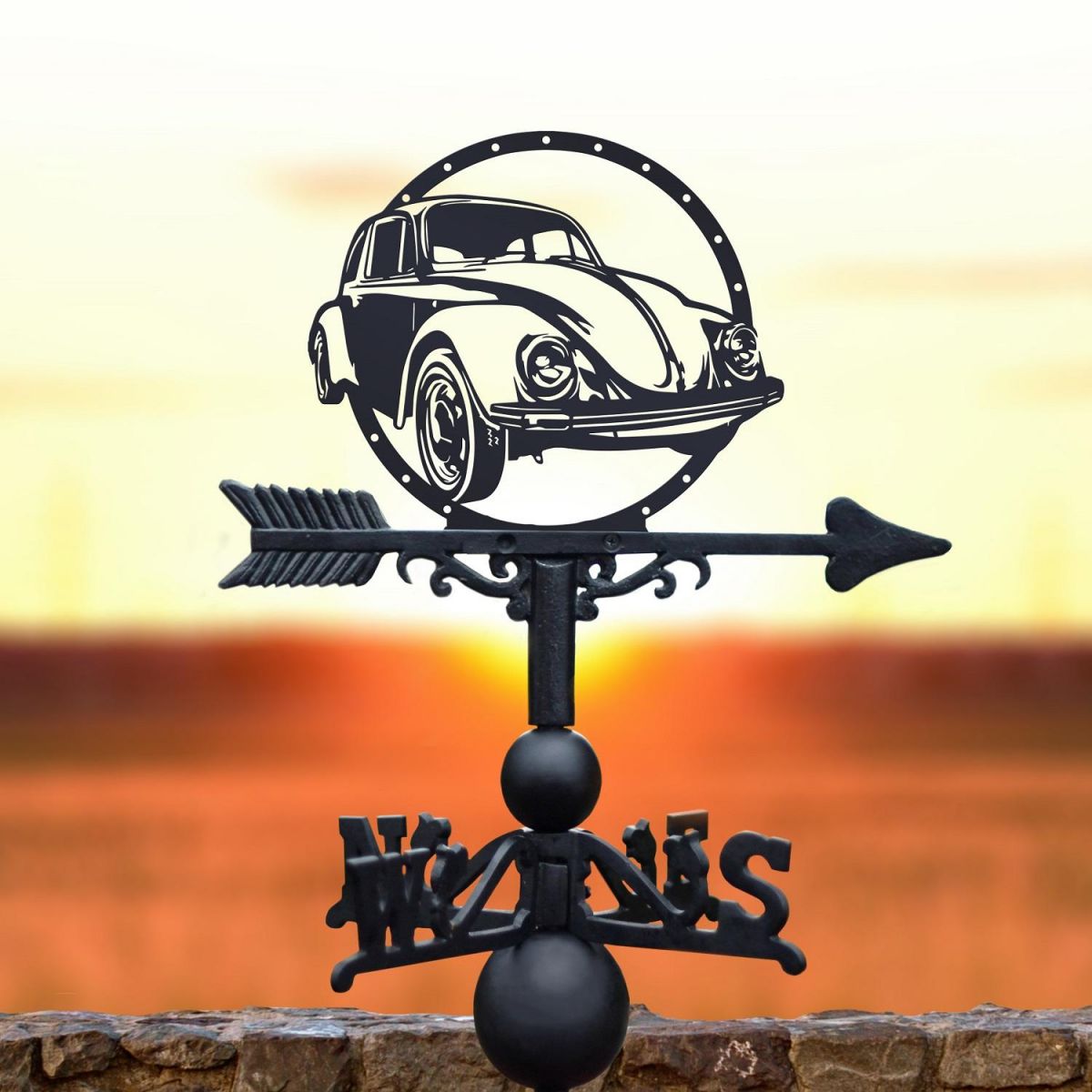 "The Bug" Vintage Car Weathervane 