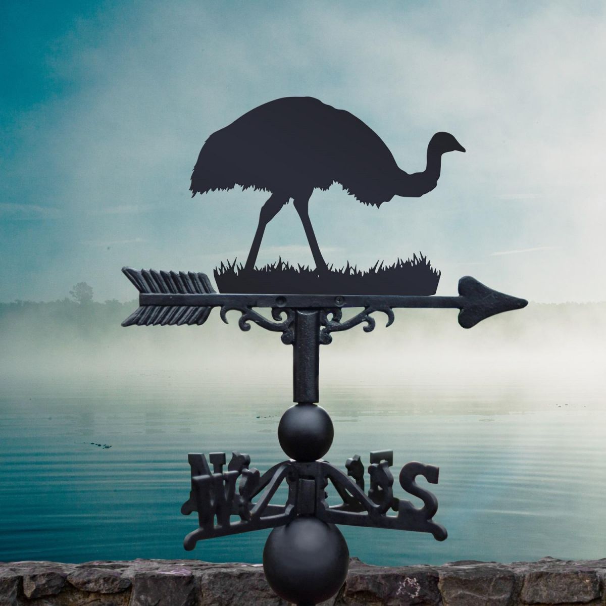 Weathervane with Emu 