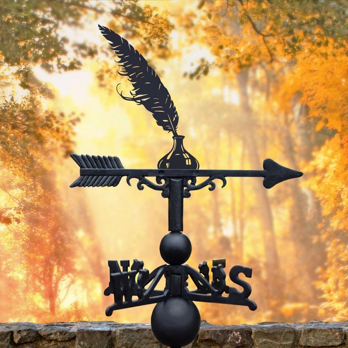 Weathervane with Quill Design 