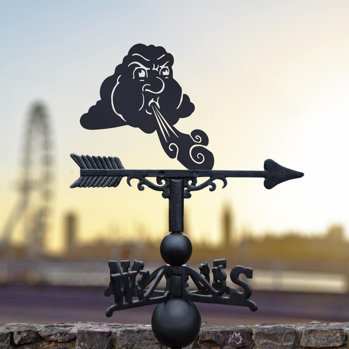 Weathervane with Old Man Winter Design 