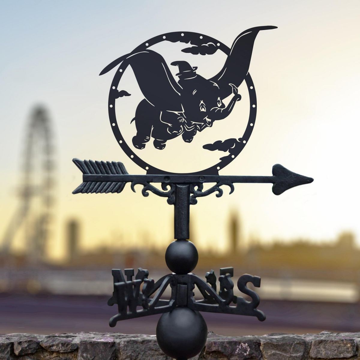 Flying Elephant Weathervane