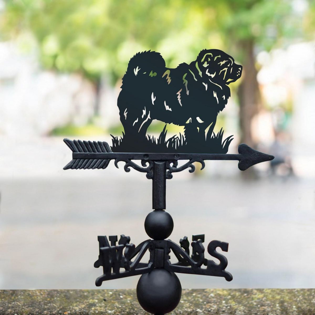 Chow Chow Weathervane in situ