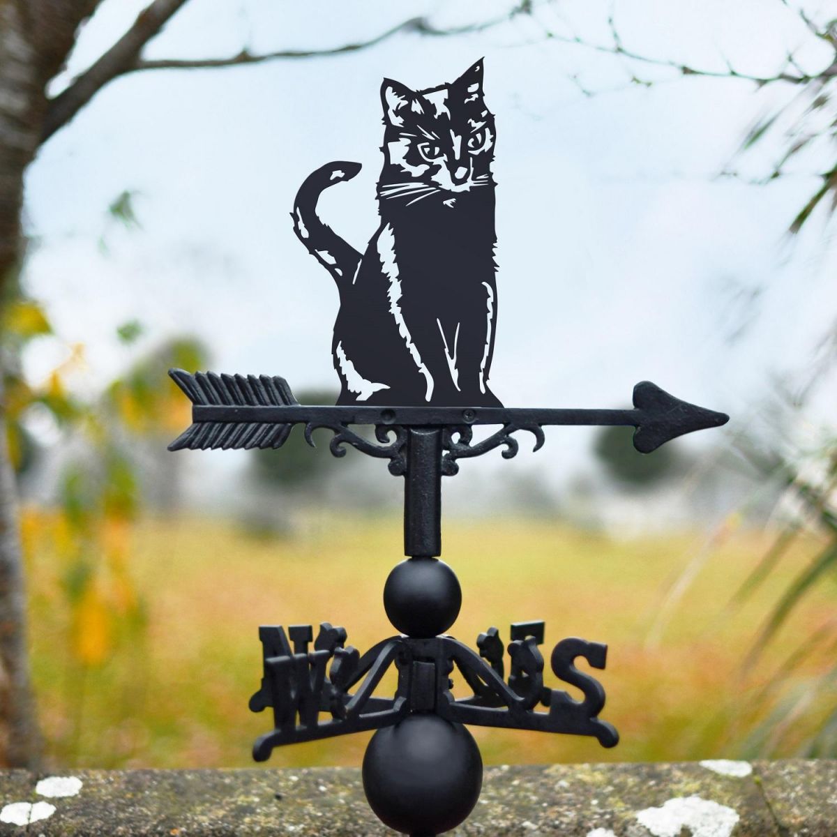 Weathervane of Sitting Cat 