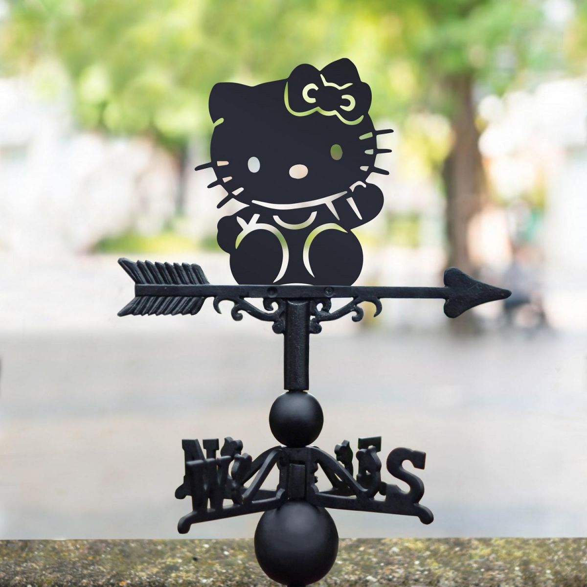 Weathervane with Kitty Topper 