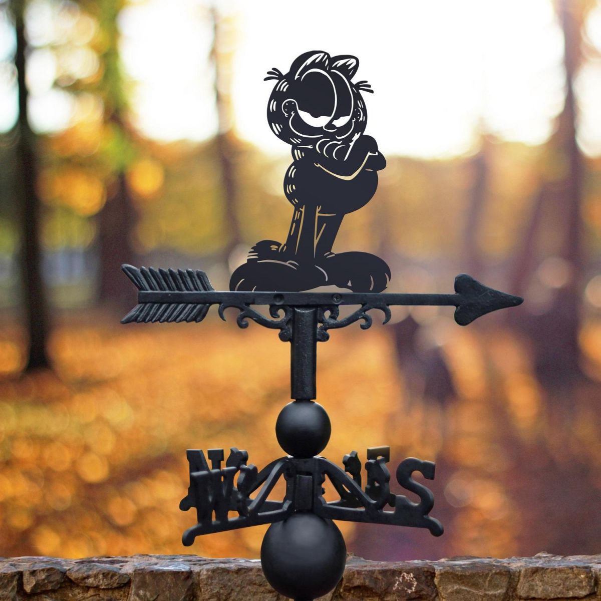 Comic Strip Tabby Cat Weathervane