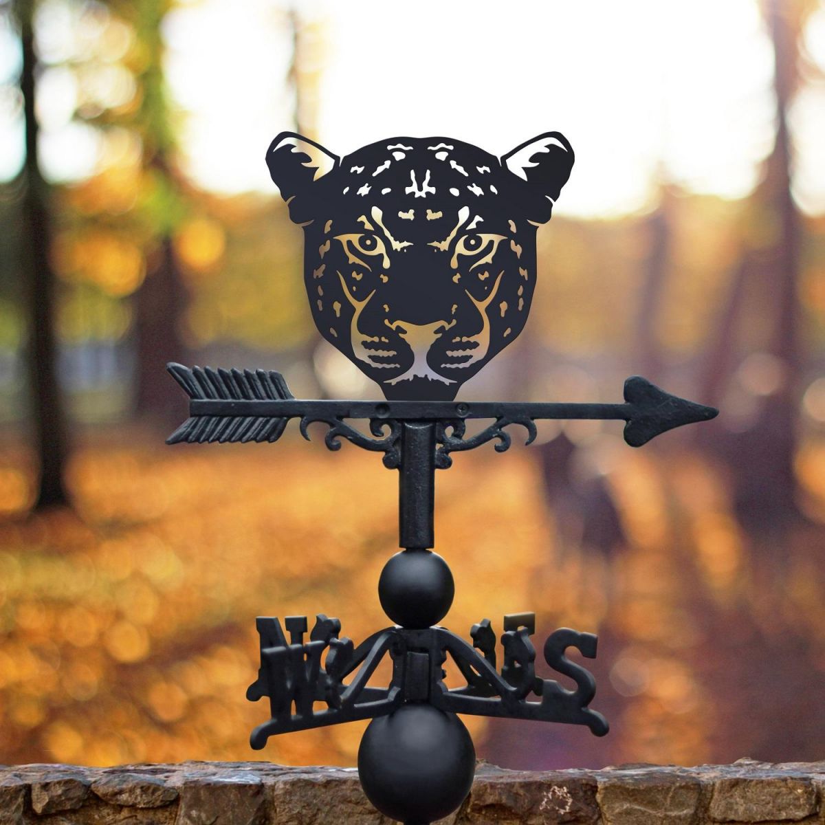 Weathervane with Leopard Head 