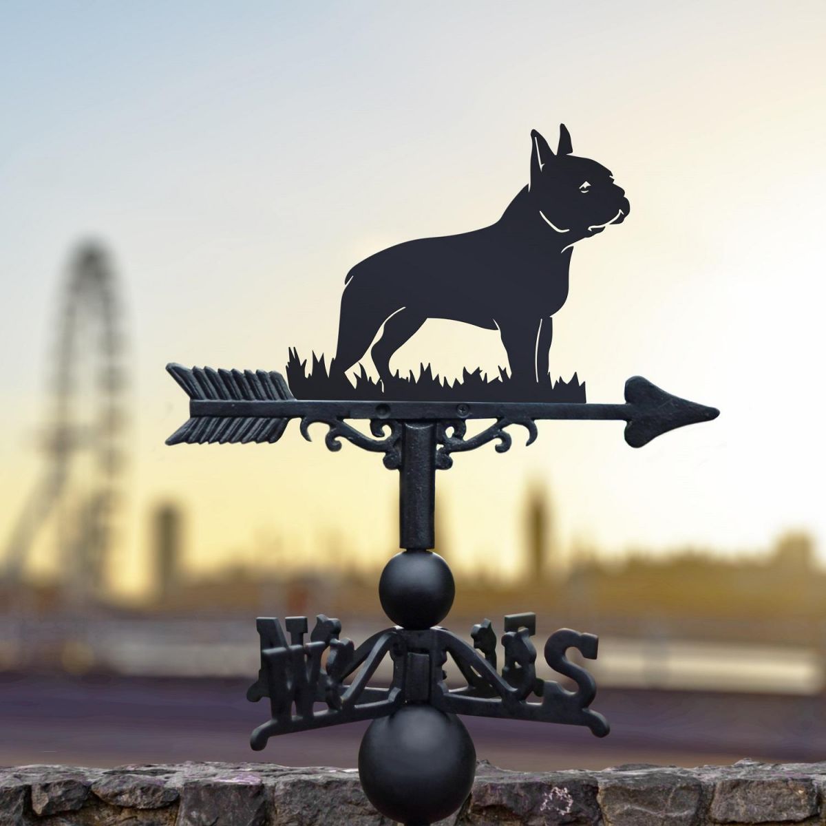 Boston Terrier Design on Weathervane Boston Terrier Design on Weathervane