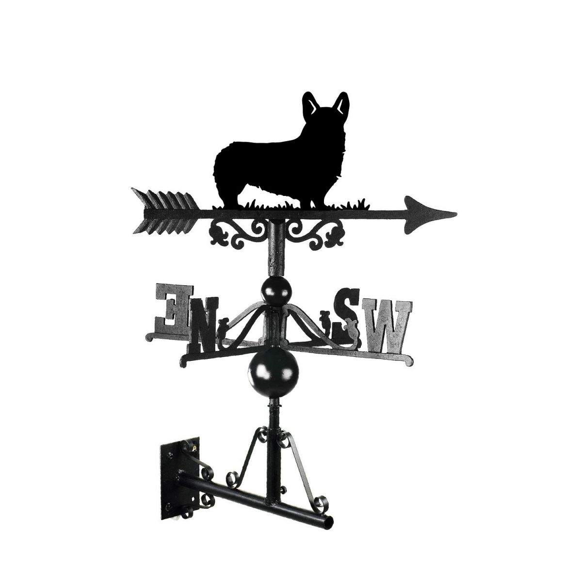 Corgi Weathervane in Full 