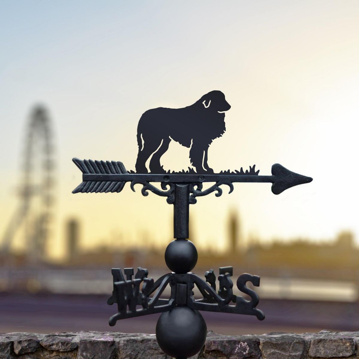 Pyrenean Mountain Dog Weathervane  Pyrenean Mountain Dog Weathervane