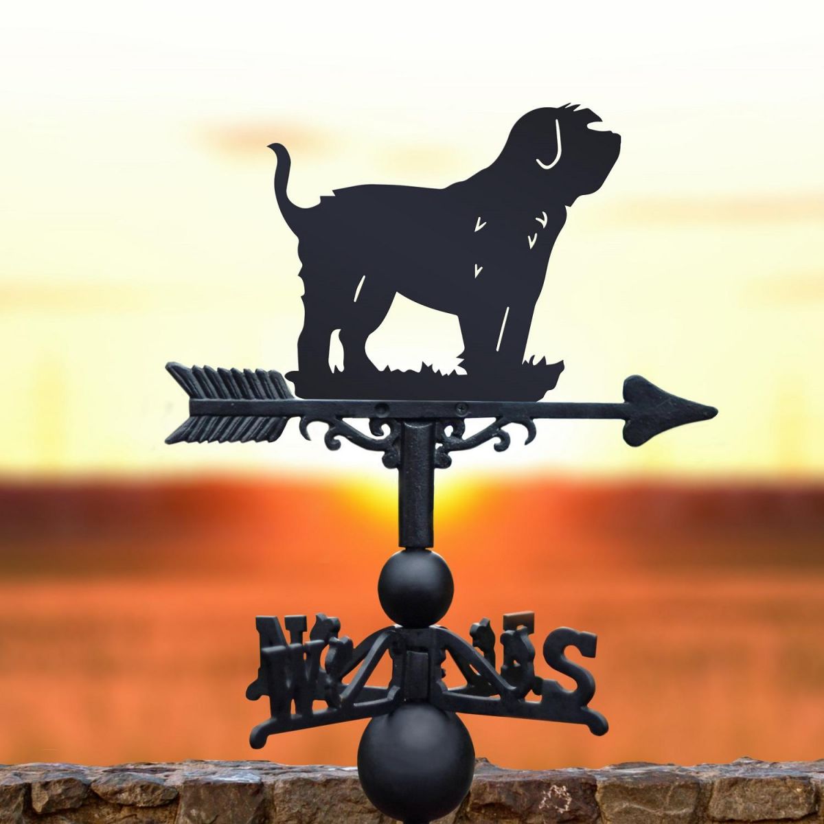Weathervane with Tibetan Terrier Design  Weathervane with Tibetan Terrier Design