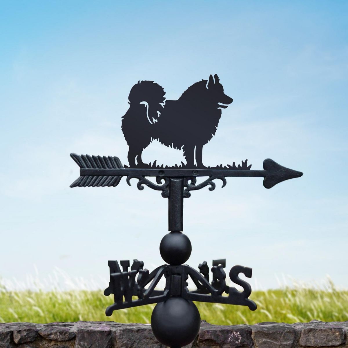 Weathervane with Canadian Eskimo Dog 