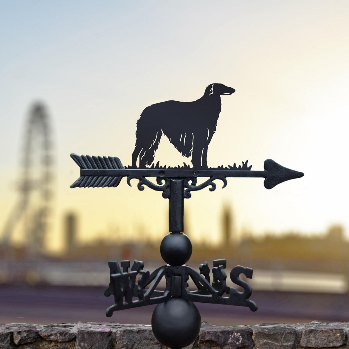 Borzoi Dog Weathervane